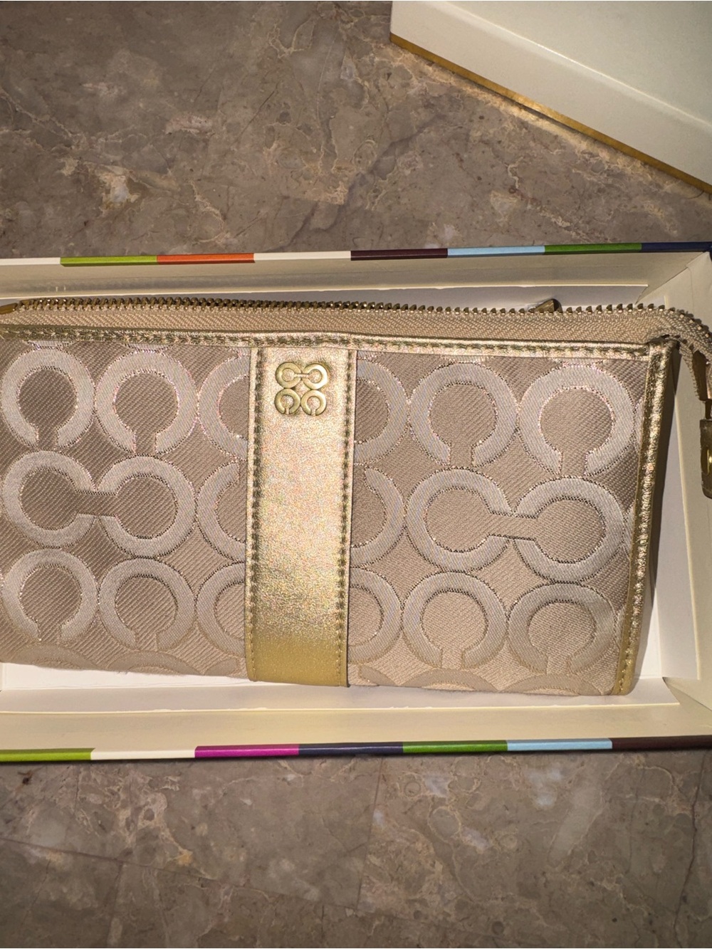 Coach wristlet late y2k